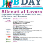 Job Day – “ALLENATI AL LAVORO, OPPORTUNITA’ DI LAVORO NEL MONDO DELLO SPORT, DELLA SALUTE E DEL BENESSERE”
