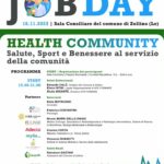 JOB DAY – HEALTH COMMUNITY. Salute, Sport e Benessere al servizio della Comunità
